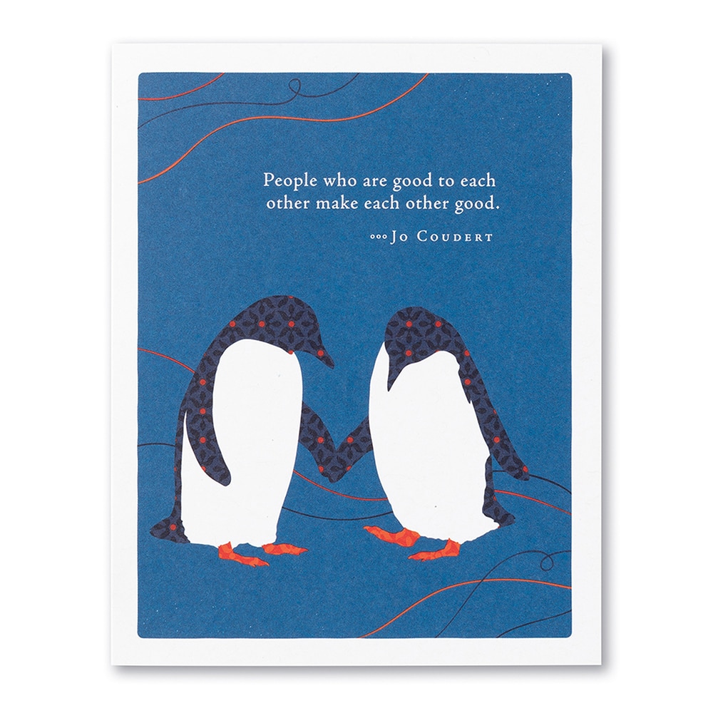Positively Green, Greeting Cards, Gifts, People Who Are Good To Each Other, 527247